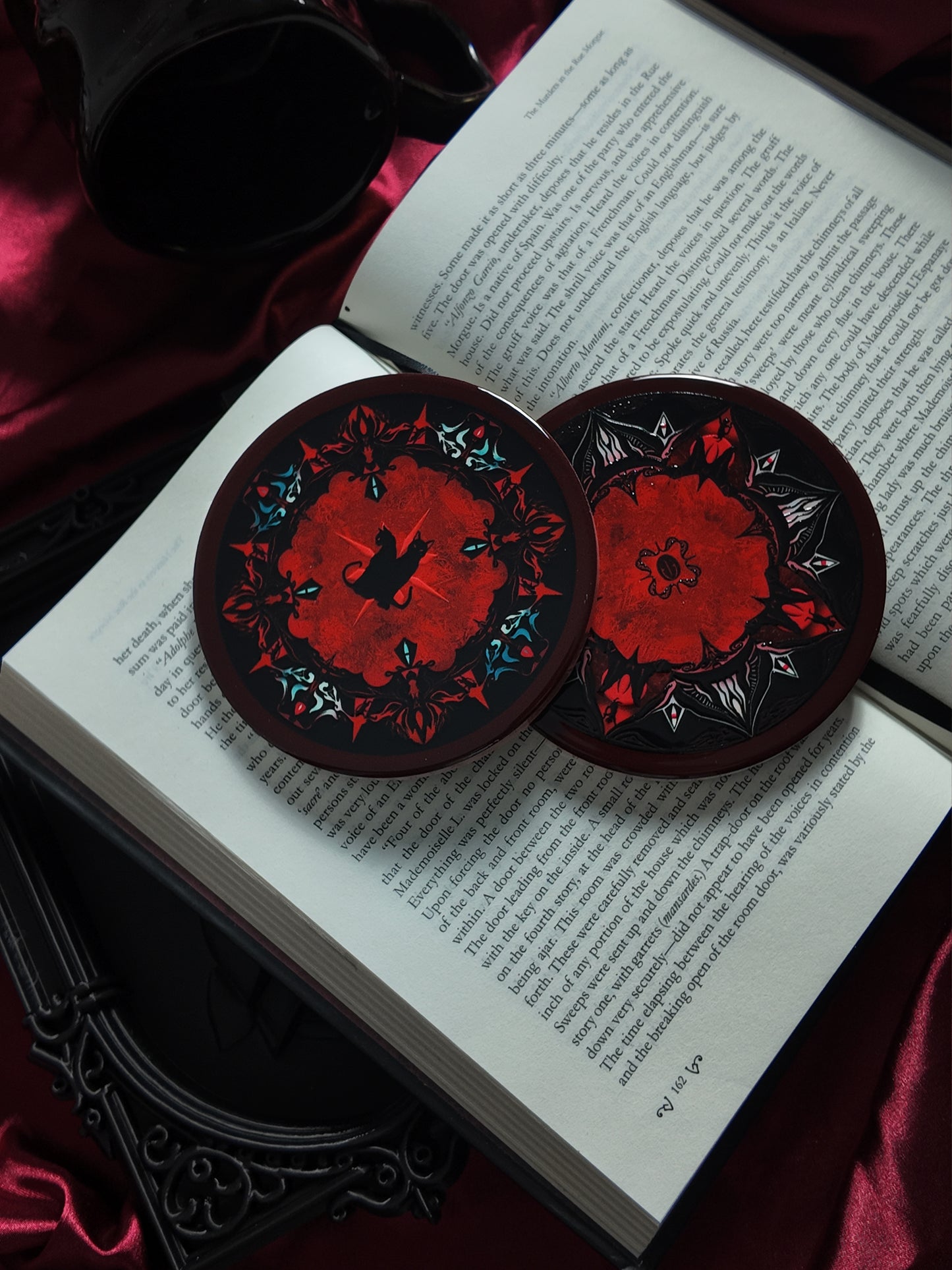 “Cat of Ursa” Ceramic Coaster