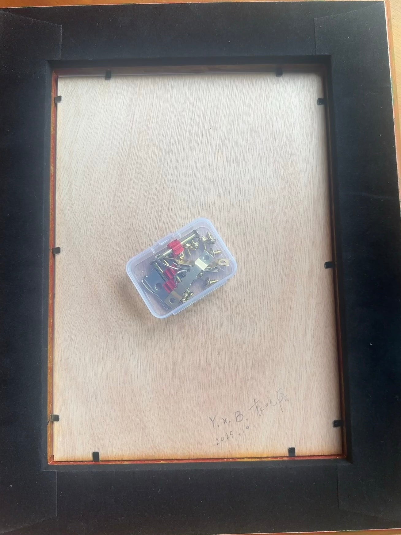 Wings of Time Fluttering Past Midnight | Framed Original Artwork