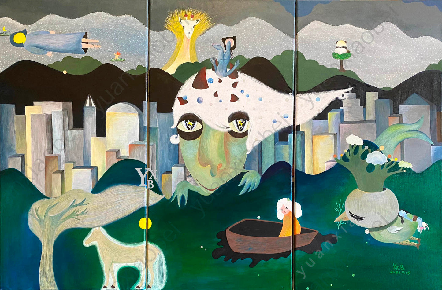 The Future Has Not Arrived — Giclée Art Print (30 × 19.5 cm)
