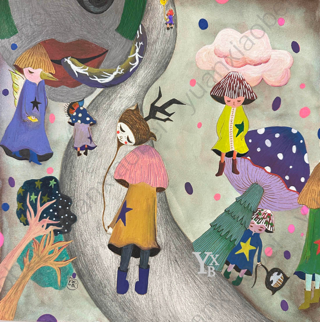 Pui’s Giclée Art Print – Hand-Drawn Illustration