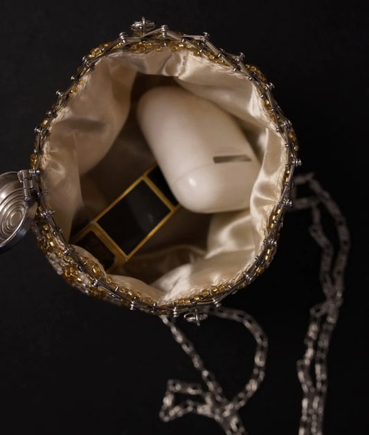 Beaded Mini Crossbody Bag | Handmade Purse