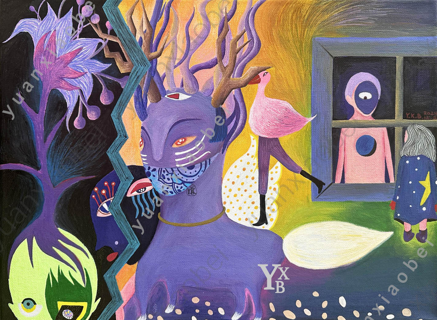 Pui’s Giclée Art Print – Hand-Drawn Illustration
