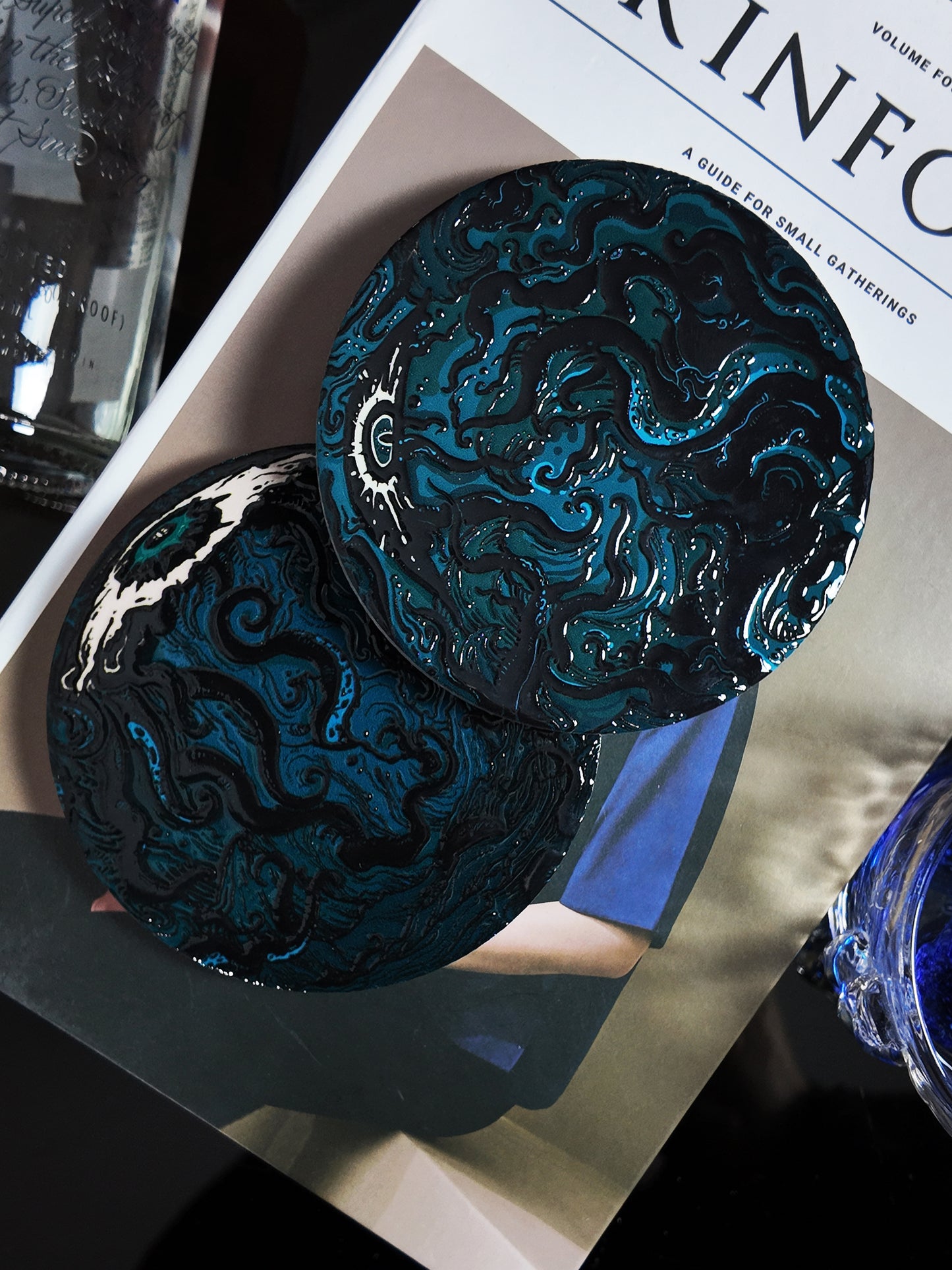 Cthulhu Mythos Ceramic Coaster