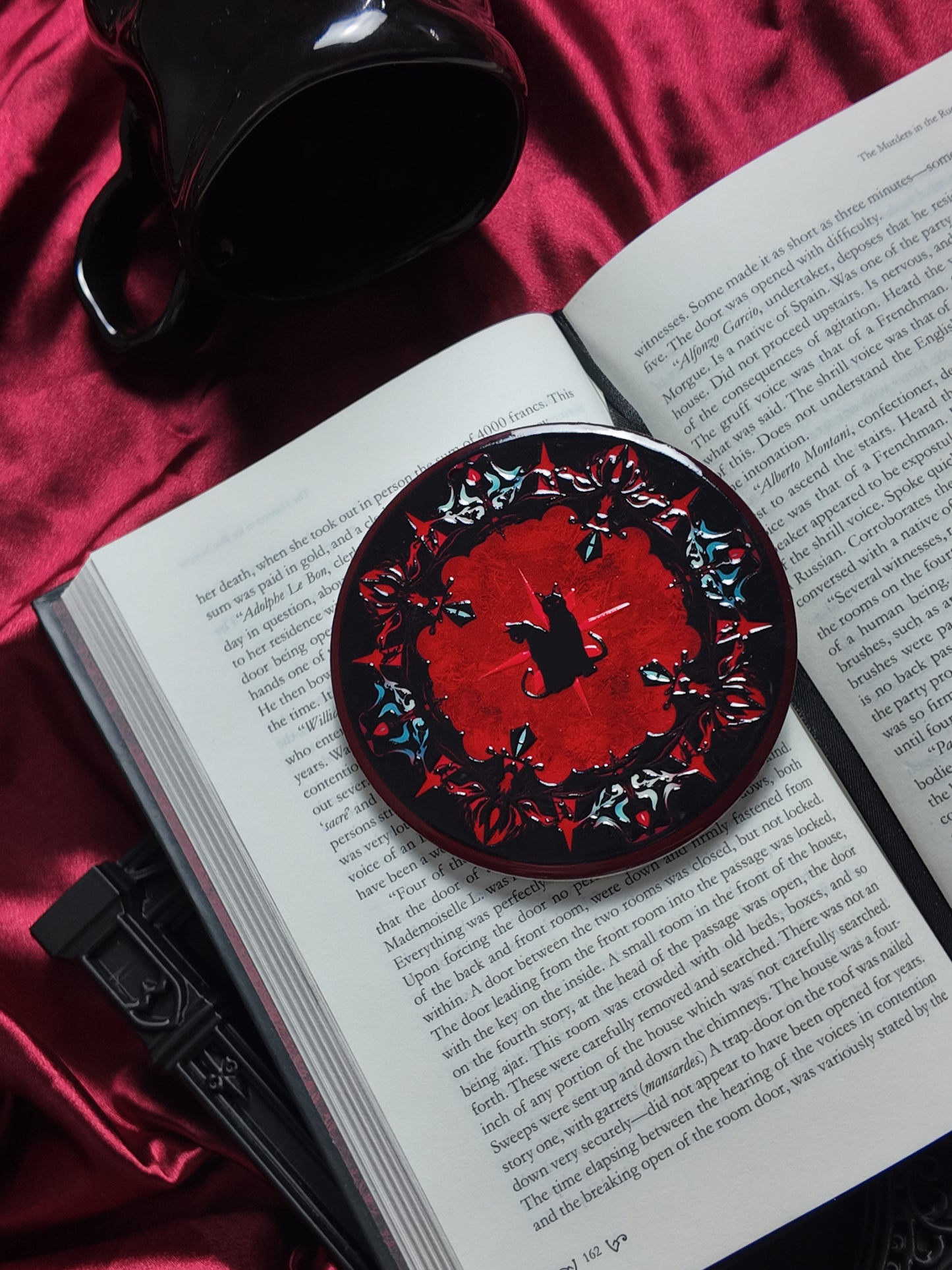 “Cat of Ursa” Ceramic Coaster