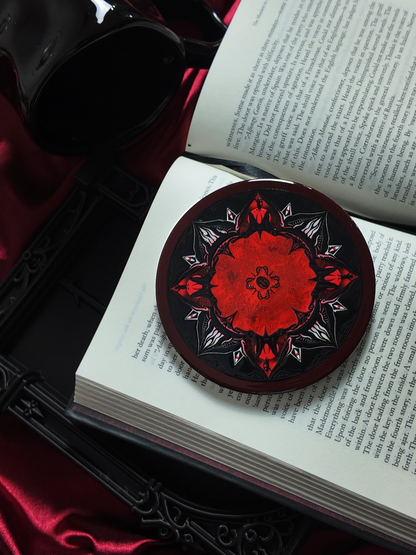 “Cat of Ursa” Ceramic Coaster