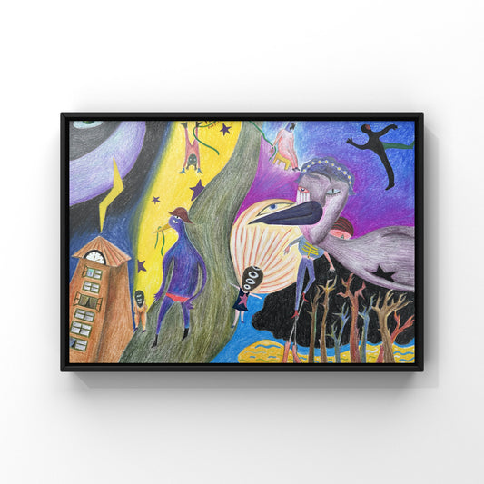 The Morning When the Stars Fell | Framed Original Artwork