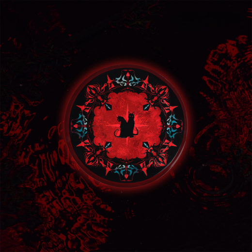 “Cat of Ursa” Ceramic Coaster