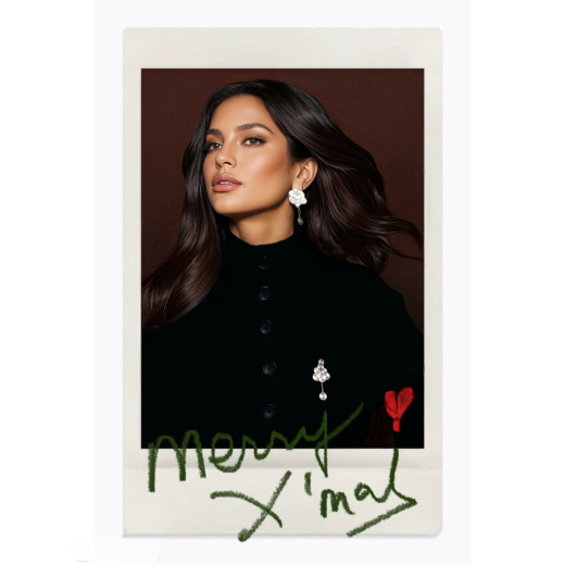 Christmas Tree Multi-Way Pure Silver Brooch/Earrings