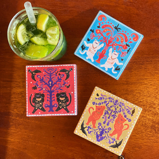 Ceramic Coasters (Set of 3)