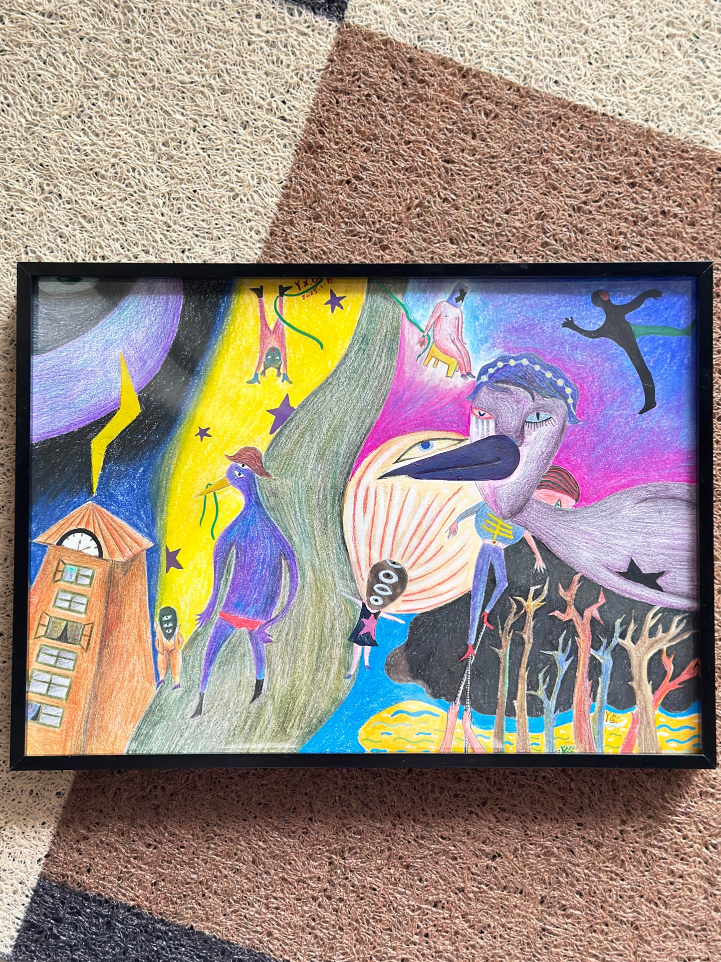 The Morning When the Stars Fell | Framed Original Artwork