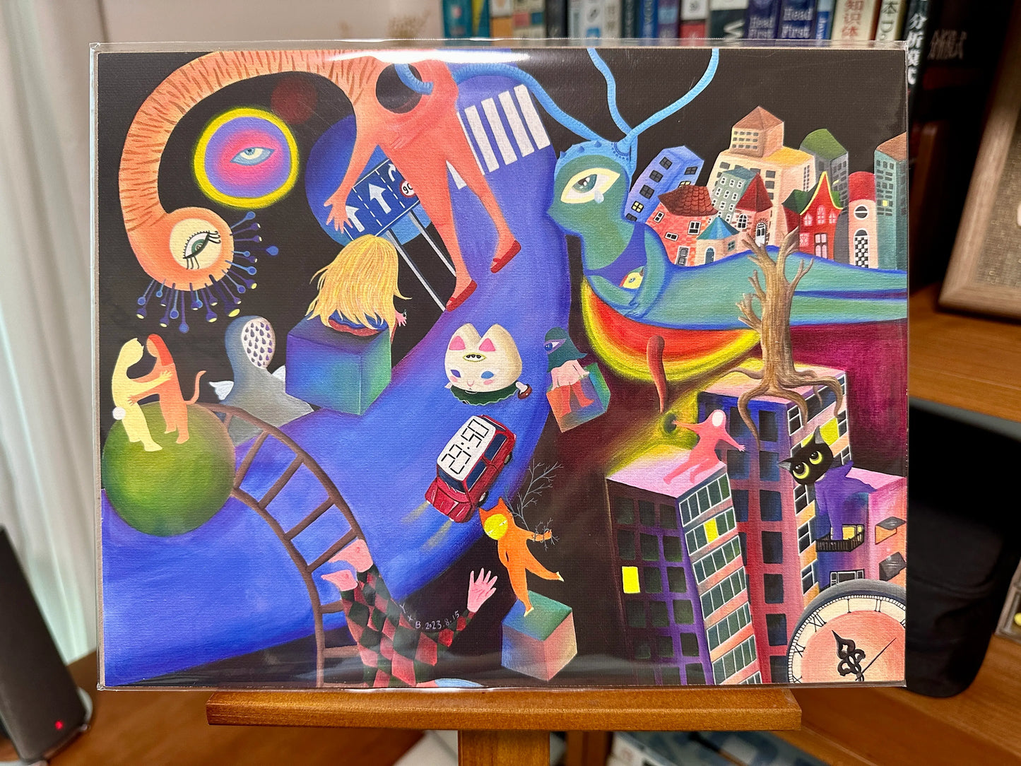 The Streets Before the Arrival of Dawn — Giclée Art Print (18 × 15.5 cm)