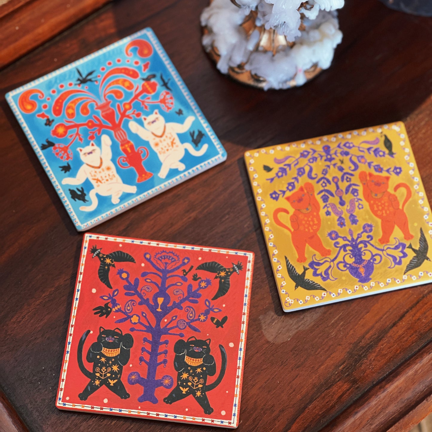 Ceramic Coasters (Set of 3)