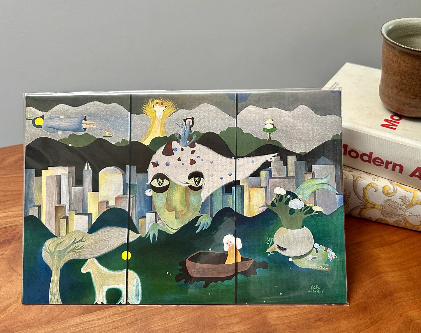 The Future Has Not Arrived — Giclée Art Print (30 × 19.5 cm)