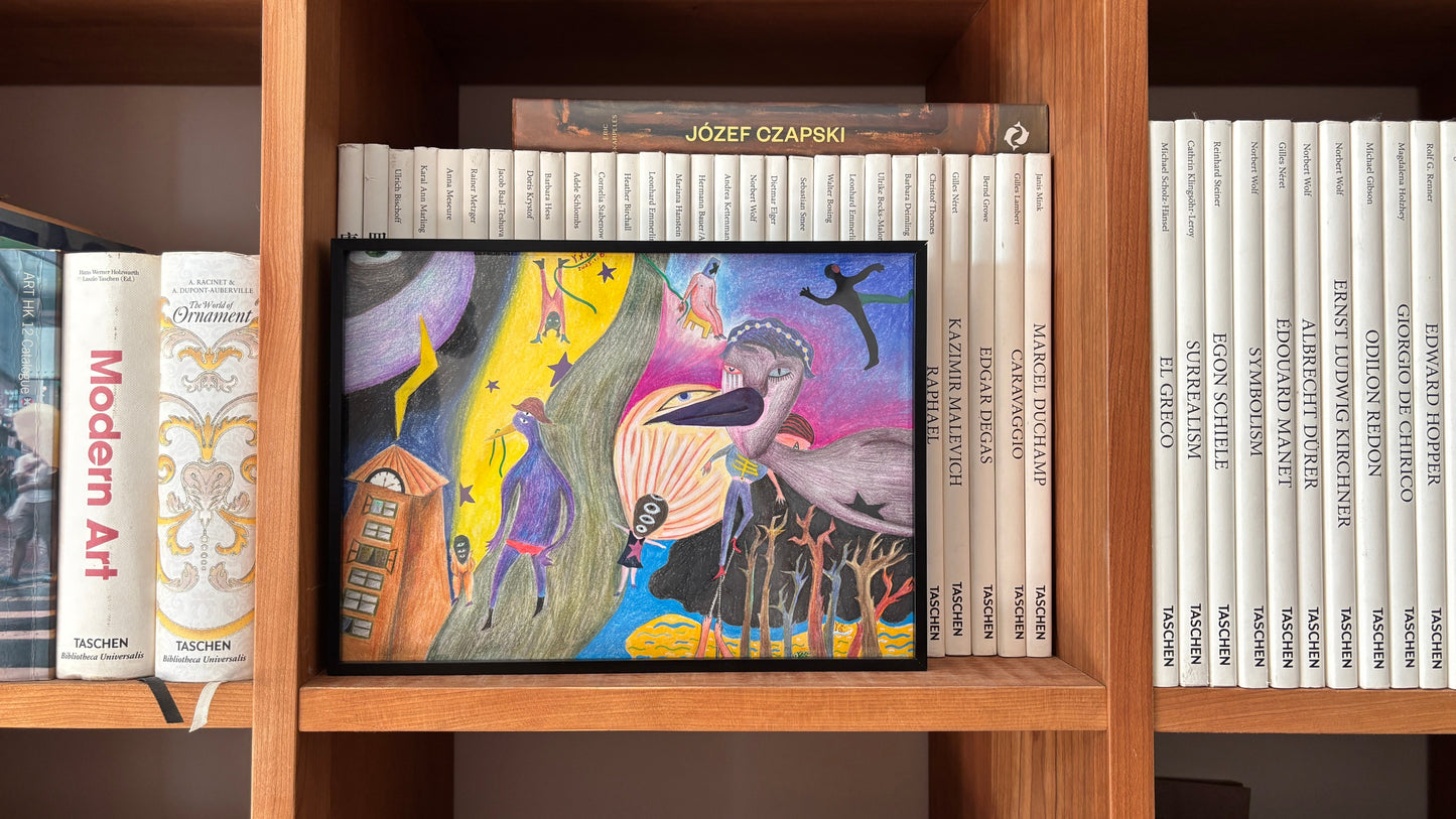 The Morning When the Stars Fell | Framed Original Artwork