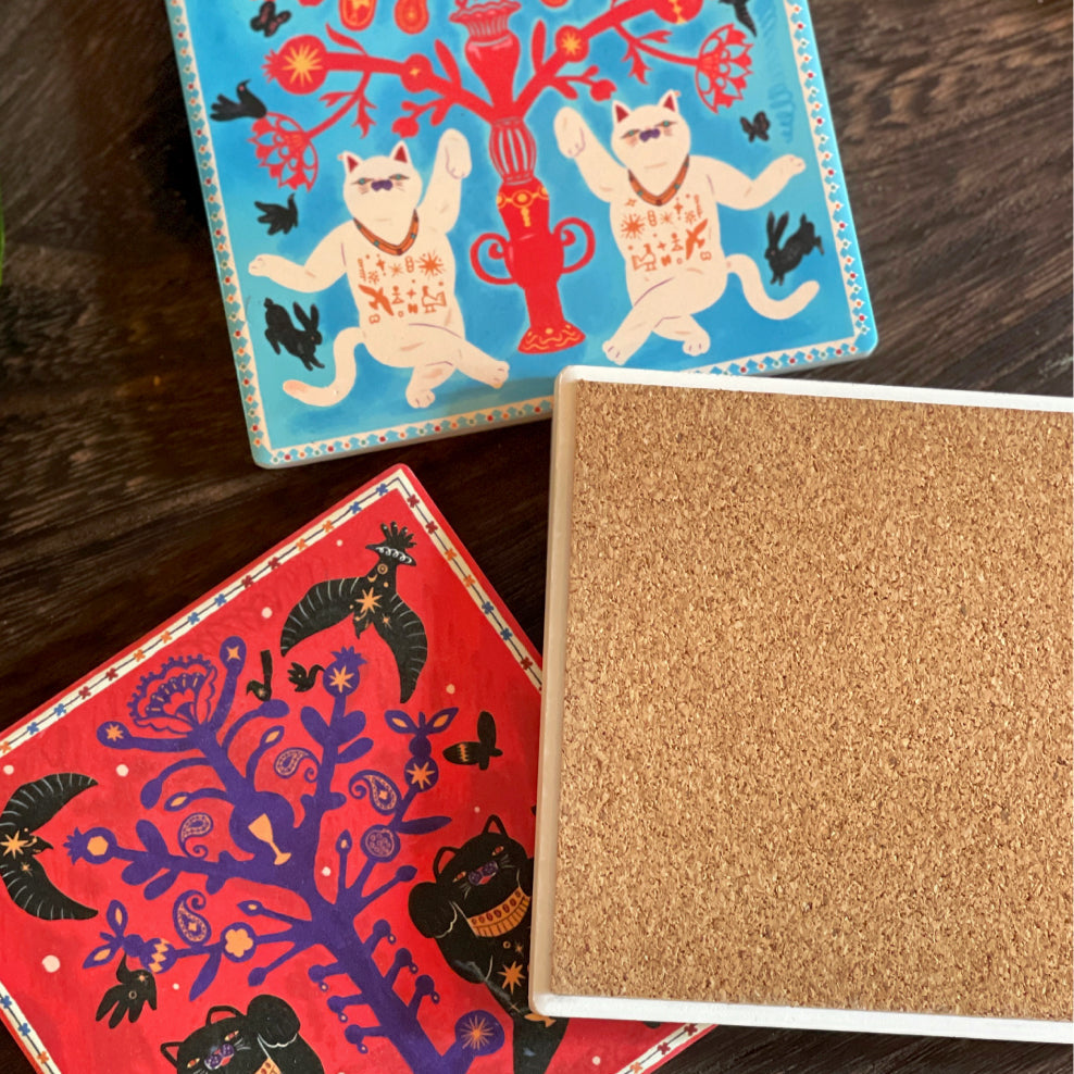 Ceramic Coasters (Set of 3)