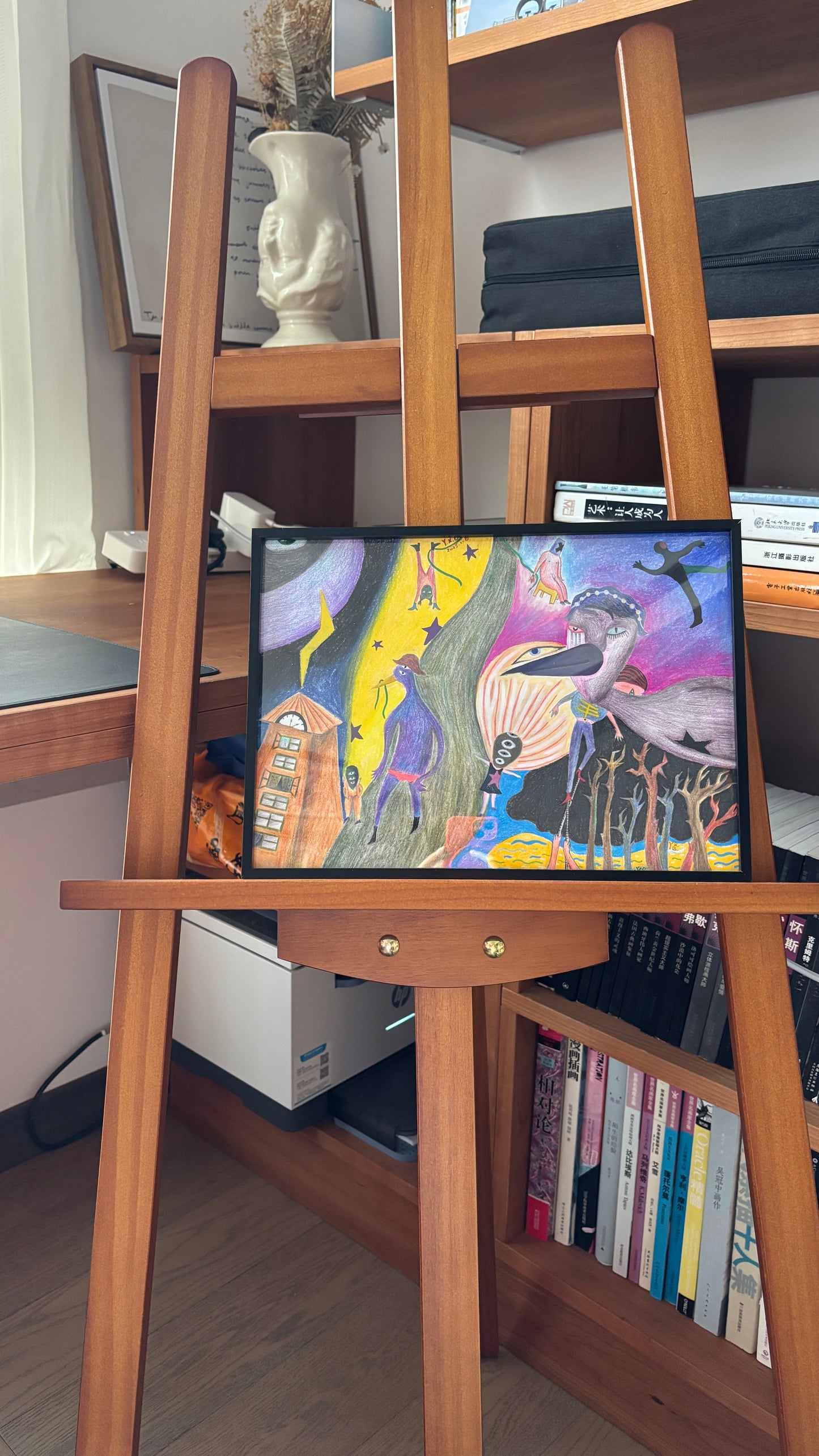 The Morning When the Stars Fell | Framed Original Artwork