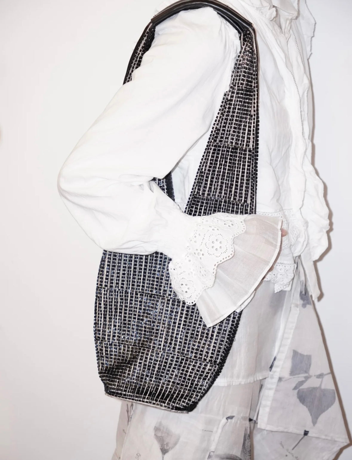 Handcrafted Beaded Bucket Bag | Handmade Shoulder Purse