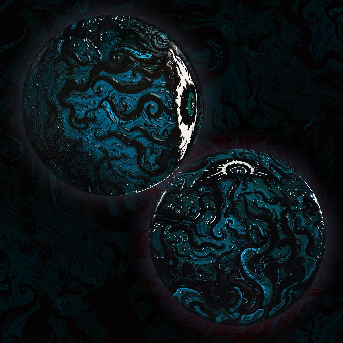 Cthulhu Mythos Ceramic Coaster