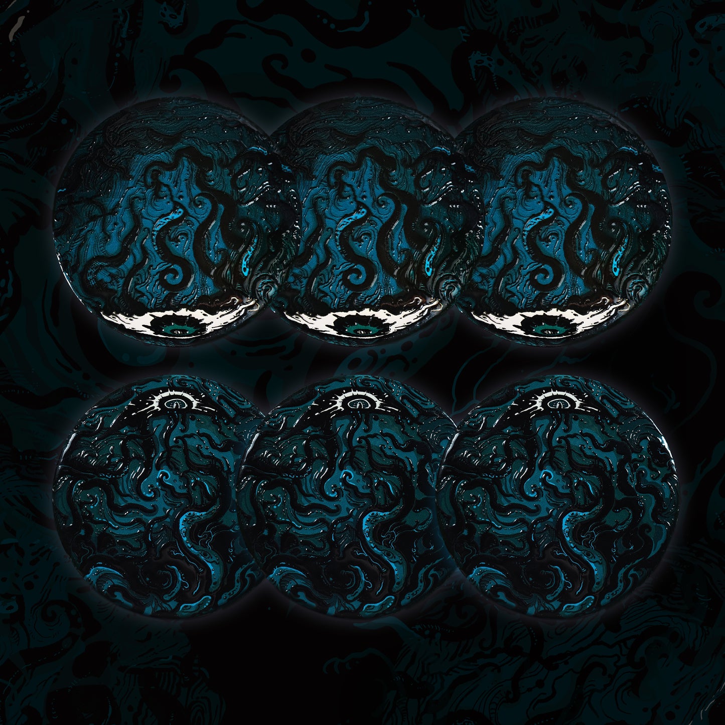 Cthulhu Mythos Ceramic Coaster