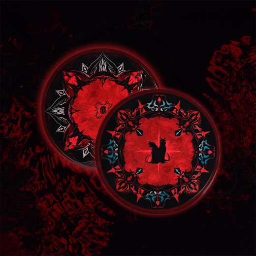 “Cat of Ursa” Ceramic Coaster